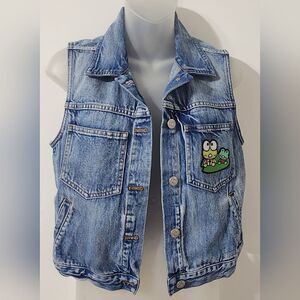 Madewell The Pocket Jean Vest size M